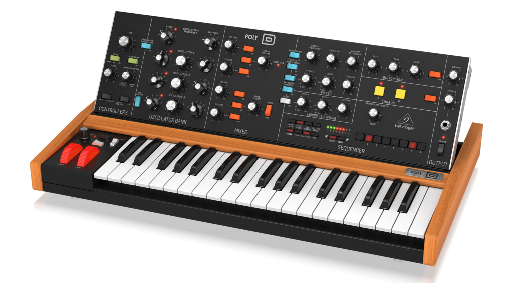 Behringer Poly D: Günstiger Analogsynthesizer, der auch für Akkorde taugt