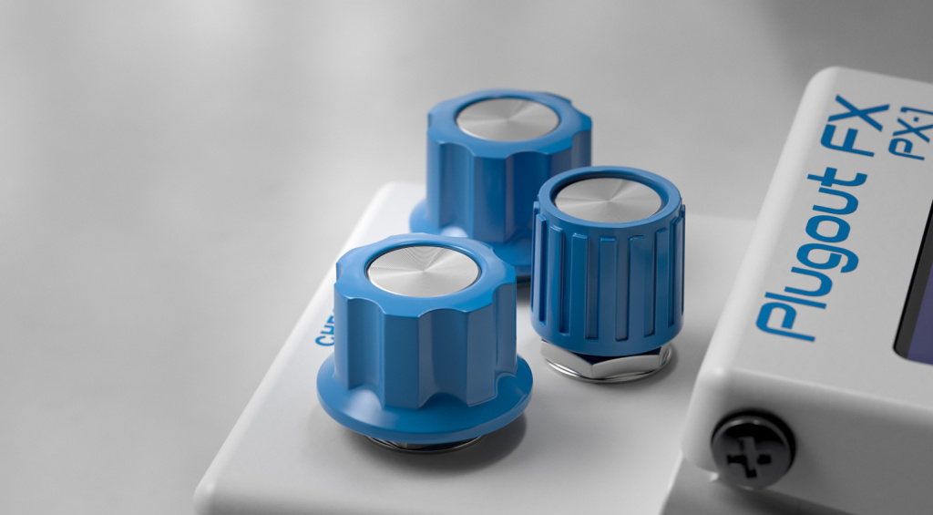 Die drei Poti des Boss PX-1