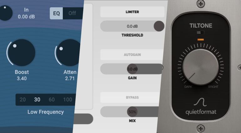 Pult EQ, XY-FAT, TILTONE - 3 Freeware Plugins