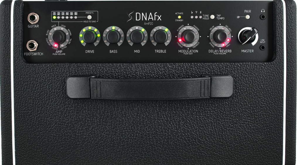 Die Regler des DNAfx AmP20