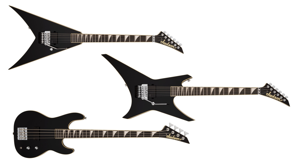 Jackson Guitars hat seine Pro Plus Pure Metal-Serie um eine Warrior-, eine King V- und ein Concert Bass-Modell erweitert!