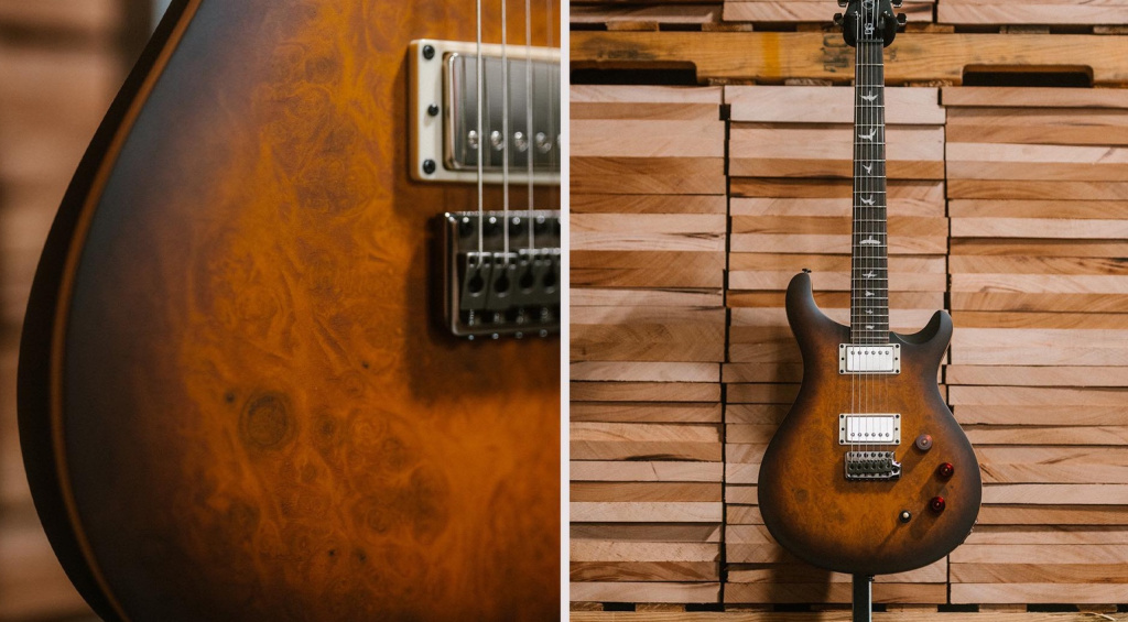 Die PRS SE DGT Laurel Burl Limited Edition ist weltweit auf 1.000 Stück limitiert und bietet zum ersten Mal das Signature-Modell von David Grissom in dieser einzigartigen Lackierung.