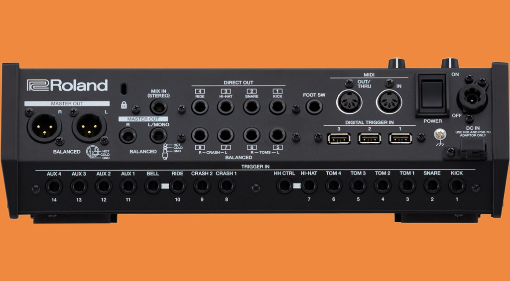 Roland V71-Modul-Rückseite