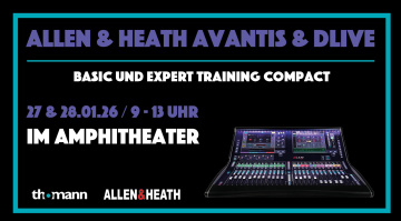 Allen & Heath Workshop 2026 bei Thomann: Professionelle Mixer live erleben und lernen
