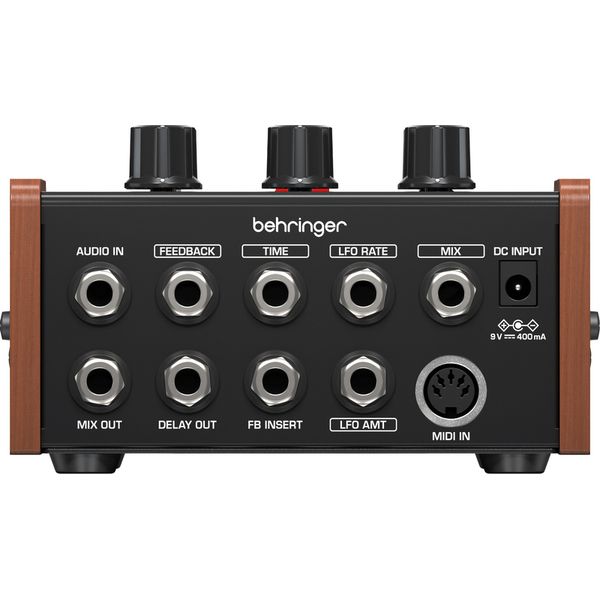Anschlüsse des Analog Delay