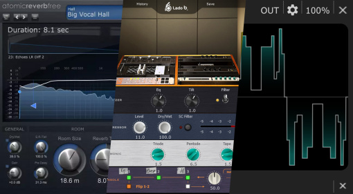 Atomic Reverb Free, DigiDestroy, Lado b - 3 Freeware Plugins