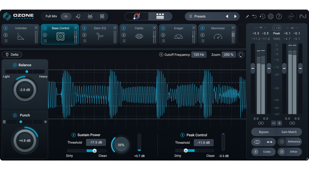 iZotope Ozone 12 Bass Control