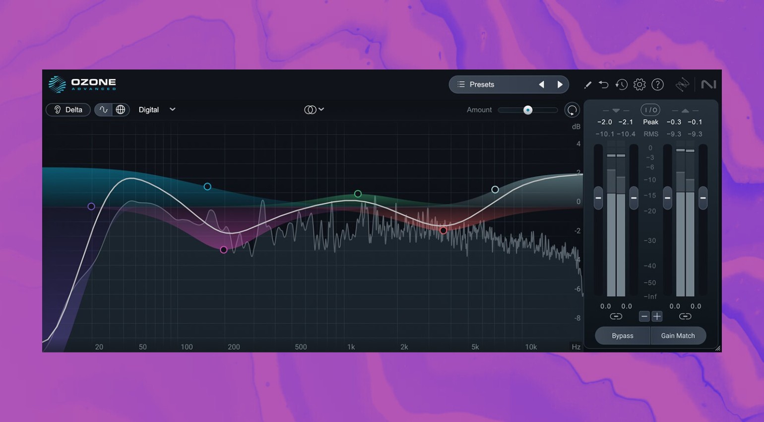 thumbnail image 2 of IZotope Ozone Elements Mastering Plugin - AI-Powered Audio Mastering Software 2 of 4