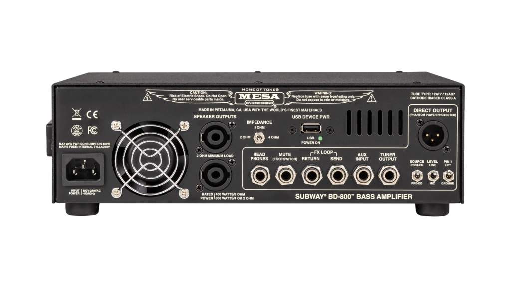 Der Mesa Boogie Bass 800D ist eine Hommage an legendäre Verstärker aus eigenem Hause.