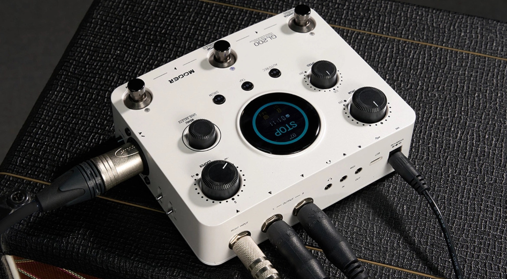 Der neue Mooer GL200 ist schick und ausgereift, kombiniert Stereo Looper mit AI Drum-Maschine und macht beide unabhängig nutzbar.