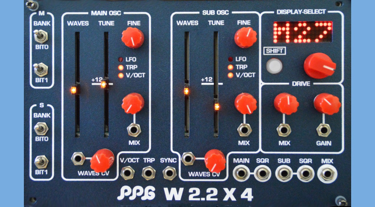 PPG W2.2×4 Eurorack Modul: Legendäre Wavetables für das Modular System