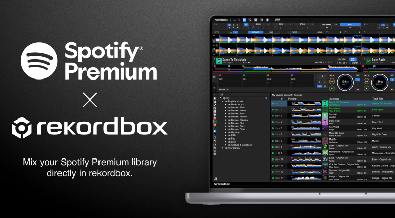 rekordbox bietet jetzt Support für Spotify