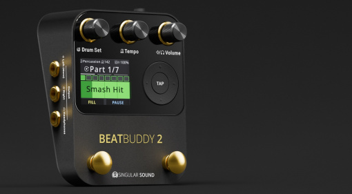Der neue BeatBuddy 2 bietet im Zusammenspiel mit dem SuperSwitch jetzt noch mehr Kontrolle und ist ein toller Beat-Begleiter für Live-Auftritte.