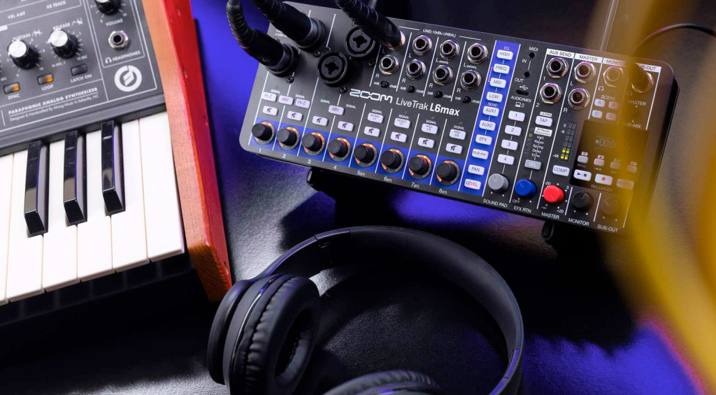 Die kleine Kombi aus Digitalmischer und Mehrspur-Recorder ist auch für Synthesizer-Setups praktisch
