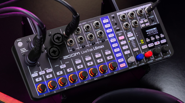Zoom LiveTrak L6max