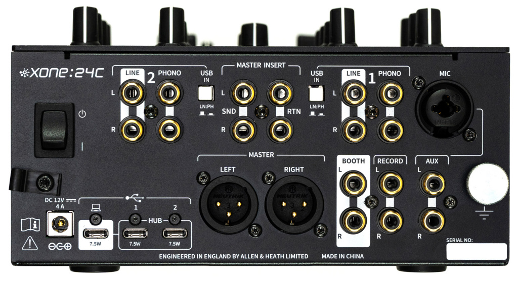 Allen & Heath Xone:24C bietet ein integriertes Audointerface und ein zusätzliches USB-C-Hub