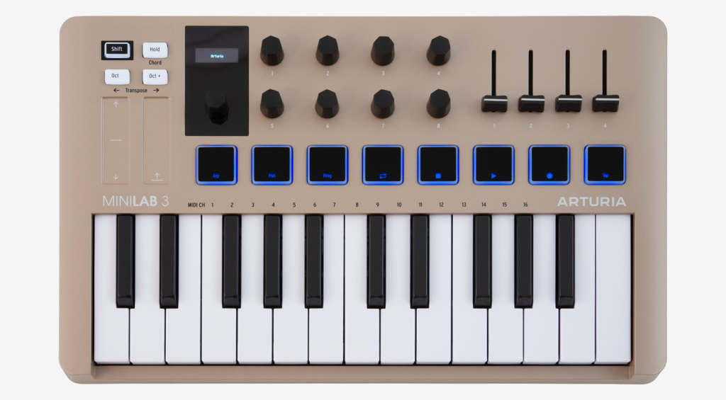 Arturia MiniLab 3 Champagne