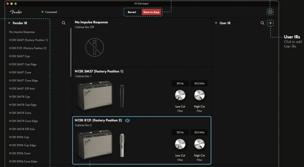 Ein lang erwartetes Firmware Update mit Fender IR Manager für eure Tone Master Amps ist nun da! Darauf haben Besitzer dieser Verstärker gewartet.