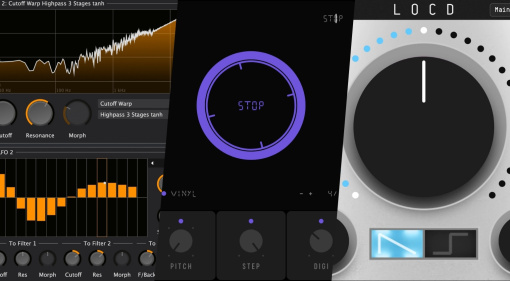 Two Filters, TapeFi Stop, LOCD - 3 Freeware Plugins