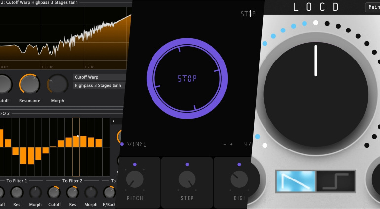 Two Filters, TapeFi Stop, LOCD - 3 Freeware Plugins
