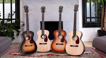 Der Hersteller ergänzt seine USA-Serie um die neuen Akustikgitarren Guild M-40 und M-50 Standard, mit und ohne L.R. Baggs-System.
