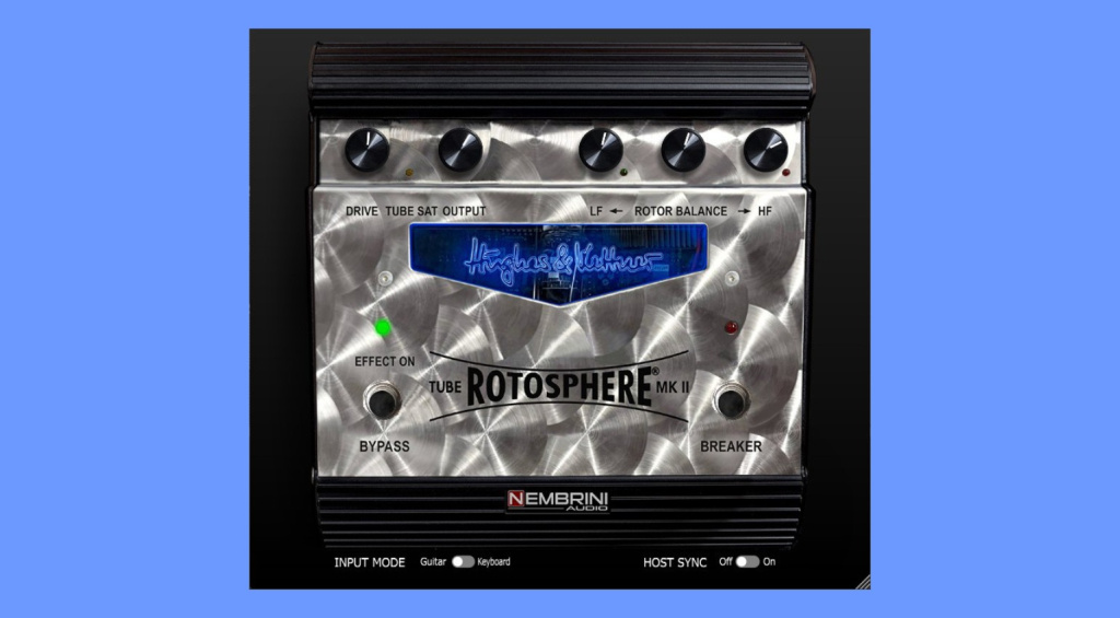 Mit dem Hughes & Kettner Tube Rotosphere Plugin holt ihr euch den legendären Sound dieses beliebten Klassikers auf euren Rechner.