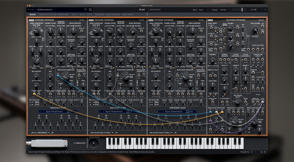 KORG Collection 6 mit dem legendären PS-3300