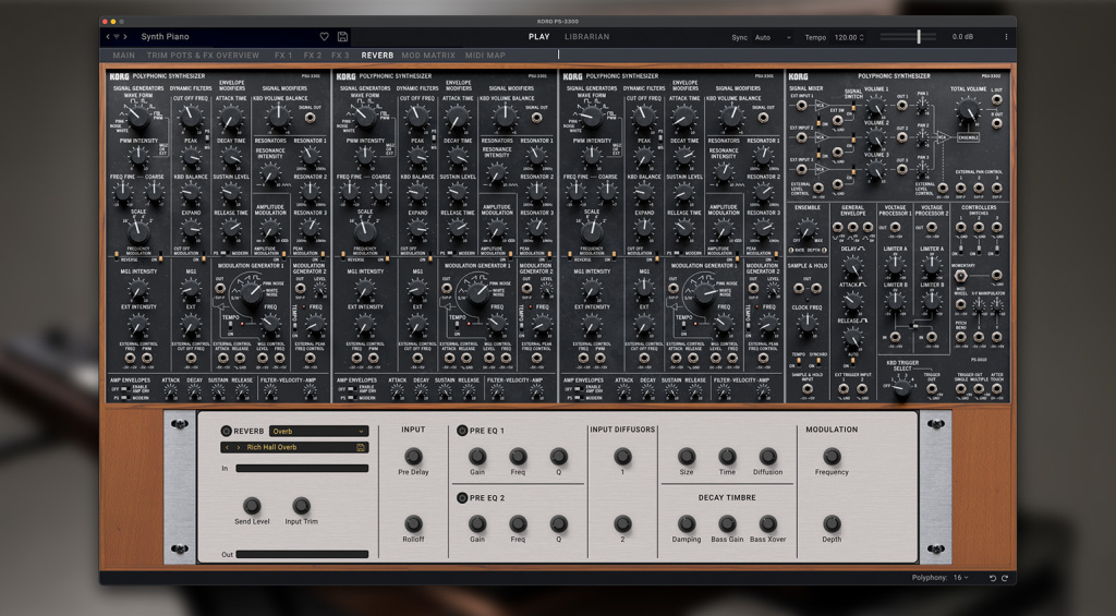 KORG Collection 6: PS-3300 Reverb