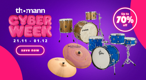 Die besten Drum Deals zur Cyberweek 2025: Efnote, Sonor, Zildjian und mehr!