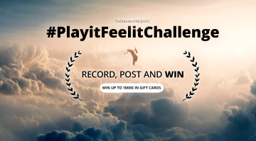 Thomann „Play It. Feel It.“-Challenge: Jetzt mitmachen und 1000 € gewinnen!