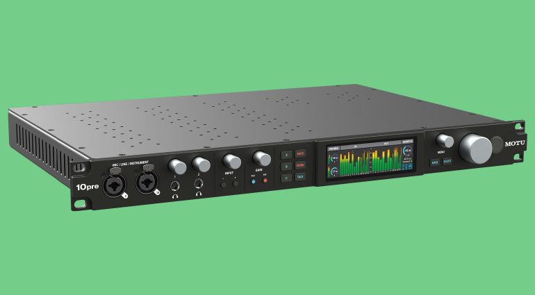 MOTU 10Pre: Audiointerface mit USB, Thunderbolt, DSP und AVB