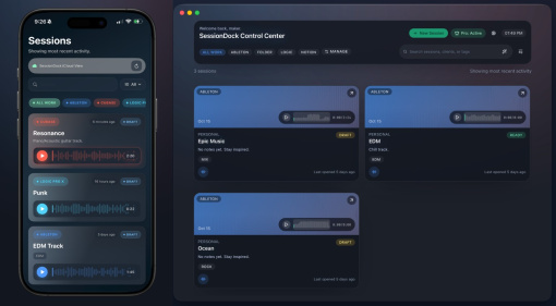 SessionDock: Das ultimative Tool, das Musiker & Musikproduzenten wirklich brauchen