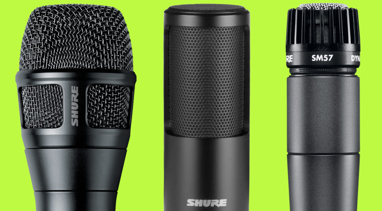 Shure Deals in der Thomann Cyberweek: SM57, SM58, Nexadyne, SM4 und mehr!