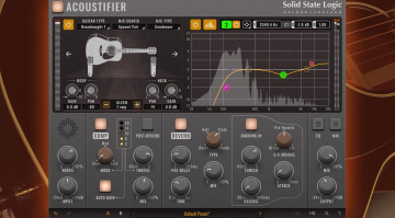 SSL Acoustifier Plugin verwandelt jede Aufnahme einer Akustikgitarre in einen Studio-Take