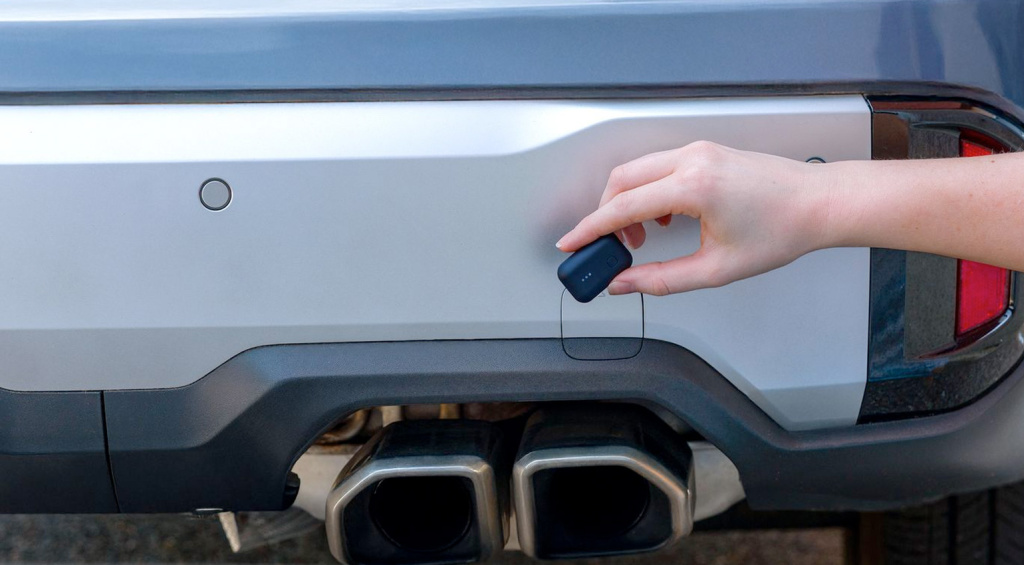 Auf dem Bild siehst du gut, wie klein der Recorder ist