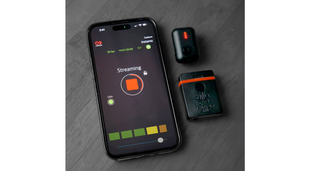 Der kleine Recorder bietet auch kabellosen Timecode von Atomos und Tentacle Sync