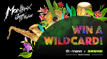 Montreux Jazz Festival 2026: Gewinnt einen Live-Auftritt mit Thomann & Shure!