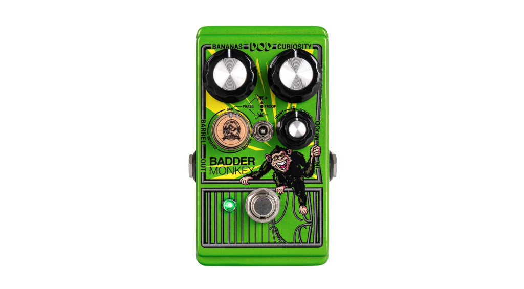 Der Kult-Overdrive ist zurück und heißt nun Digitech Badder Monkey! Der Affe ist jetzt noch böser und liefert diverse Overdrive und Distortion-Sounds.