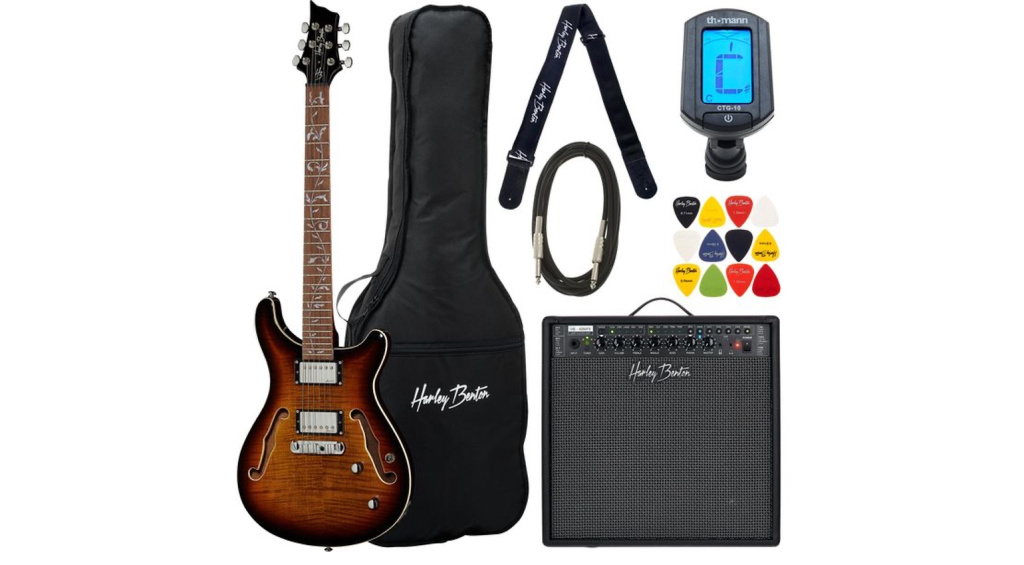 Diesmal hält das XMAS Gewinnspiel ein Komplettset für Gitarristen bereit. Gewinne eine Harley Benton CST-24HB TOL Tobacco Fl mit Amp und Zubehör!