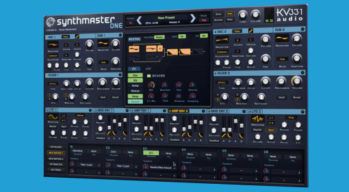 KV331 Synthmaster One als Freeware: Kostenloser Wavetable-Synth für fette Sounds