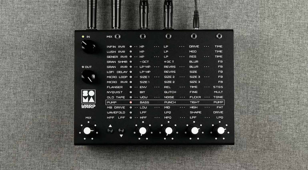 Soma Warp: 15 Effekte, ein Ziel - kreatives Sounddesign auf Knopfdruck