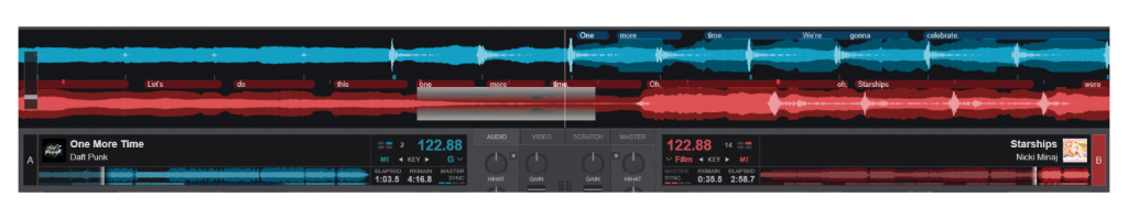VirtualDJ 2026 erkennt nun automatisch Lyrics und stellt diese in der Wellenform da