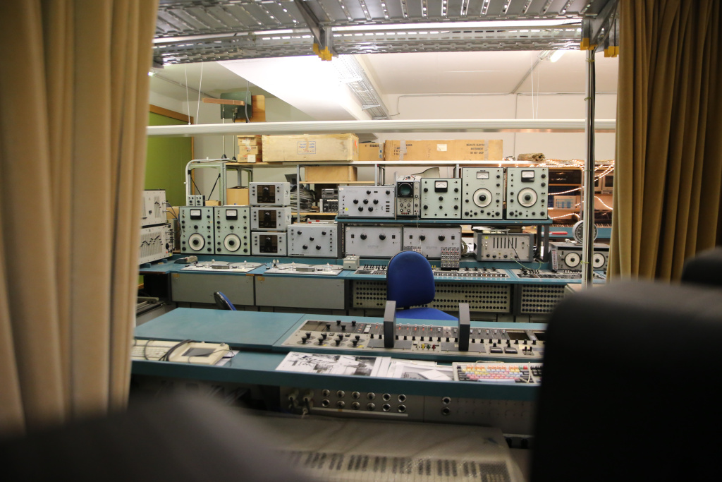 WDR Studio für Elektronische Musik - frühes Stadium.