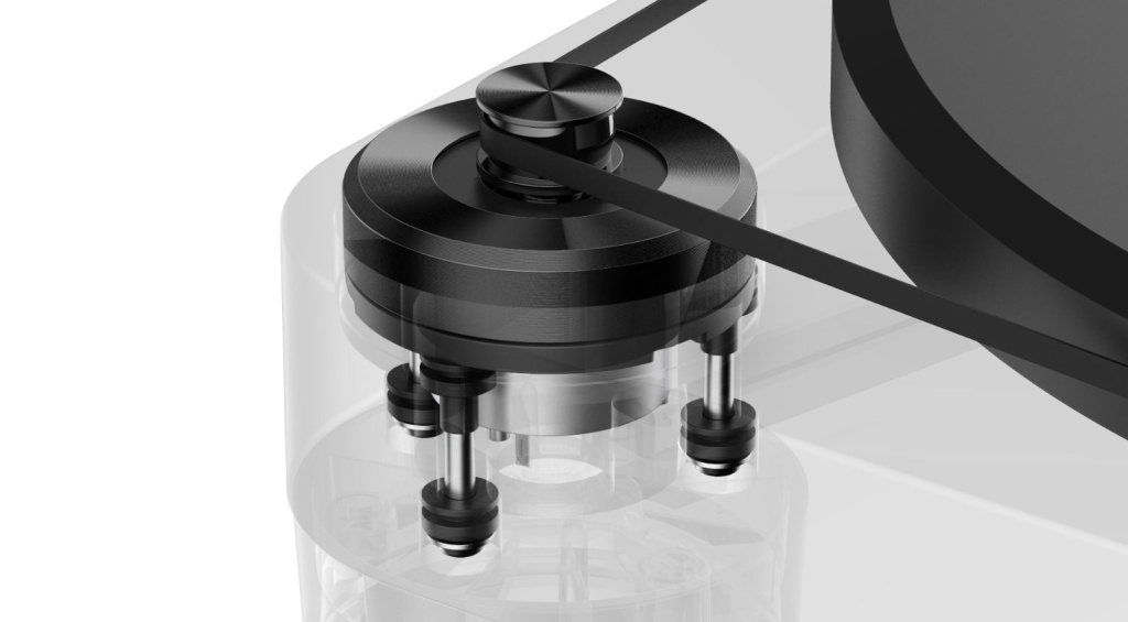 Ein Blick auf den Riemenantrieb