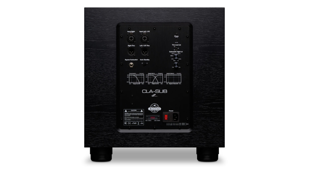 Die Rückseite des Subwoofers von Avantone Pro
