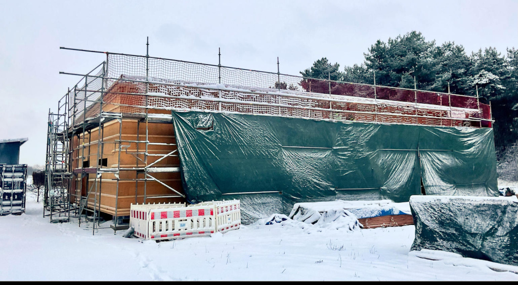 Der Lehle Neubau im Winter