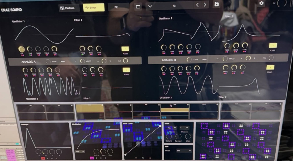 Erae 2 wird zum Synthesizer