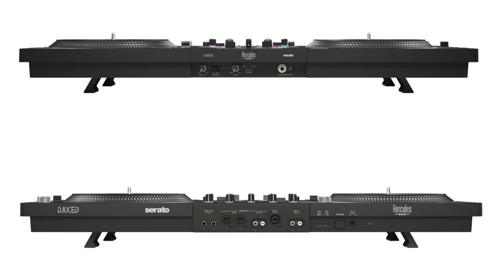 Vorder- und Rückseite des DJ-Performance-Controllers