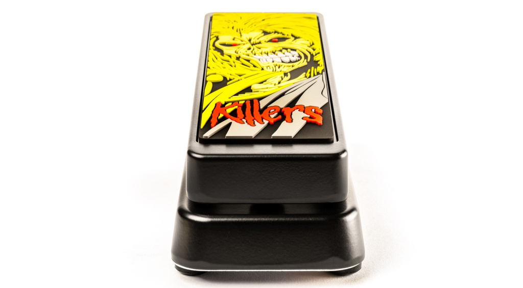 Eine Überraschung für alle Metal-Fans. Dunlop präsentiert das Iron Maiden Killers Cry Baby Wah. Da werden sicher einige Fans sehr nervös.