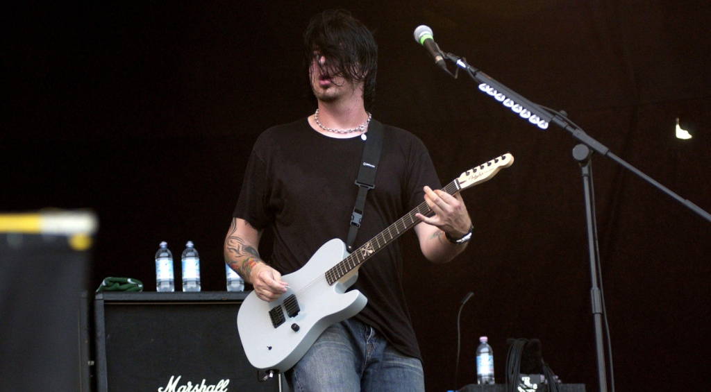 Telecaster kann auch härter: Hier mit Jim Root